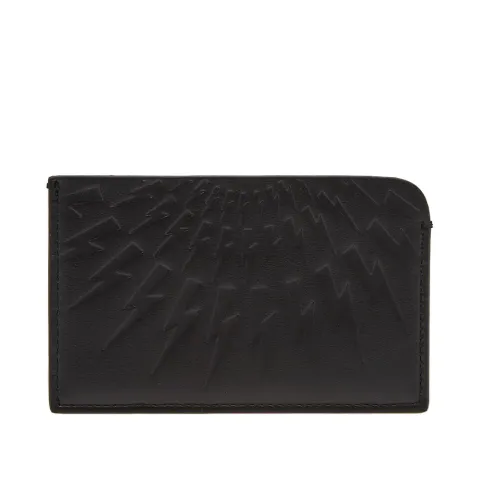 Lightning Bolt Embossed Card Holder