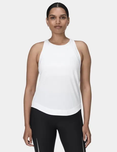 Sweaty Betty Breathe Easy Mesh Run Tank Top 2.0 White