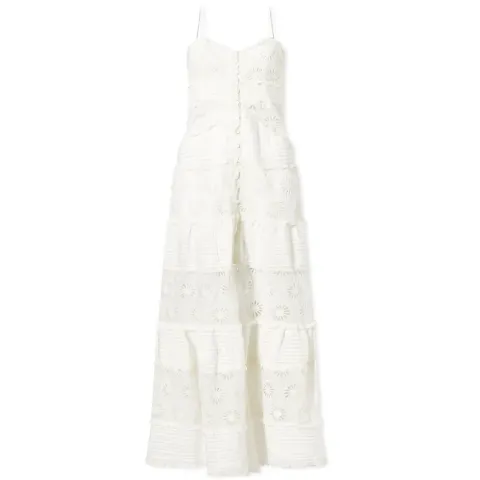 Drake Long Broderie Anglaise Dress