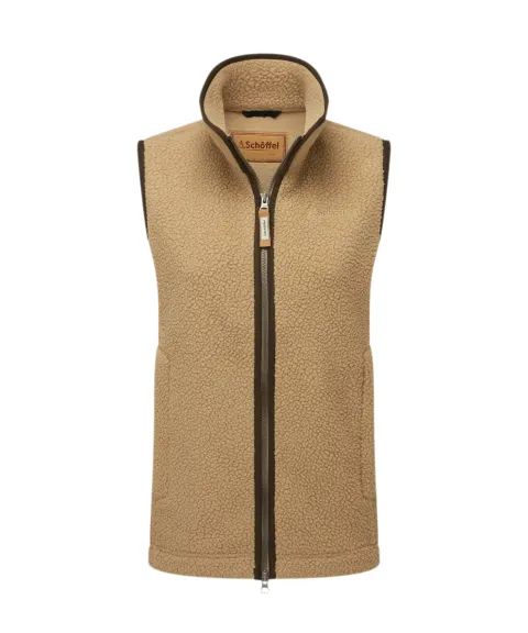 Schöffel Country Lyndon Retro Fleece Gilet - Tan