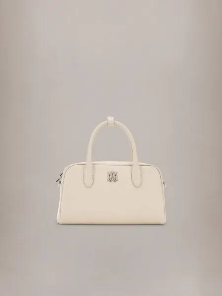 AMIRI WOMEN - WOMEN'S MA BOWLING BAG - Alabaster