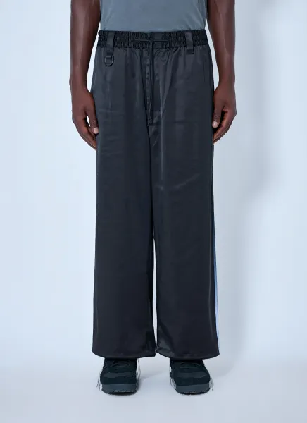 Elasticated Waist Wide-Leg Trousers