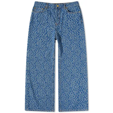 Denim Wide Pants