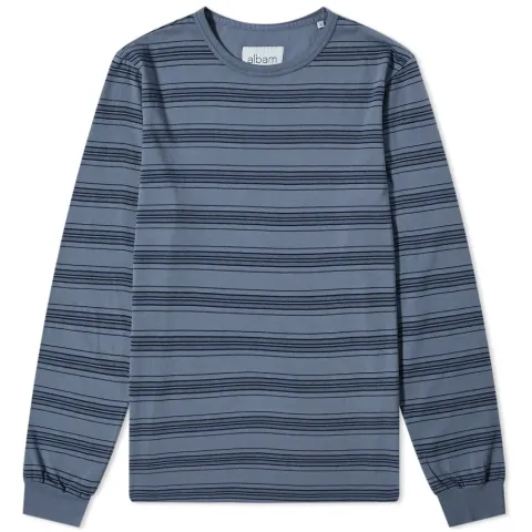 Long Sleeve Overdyed Stripe T-Shirt