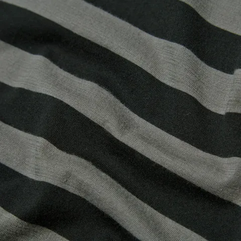 Zip Pocket Striped Crew Neck Sweat