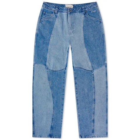Blocked Relaxed Denim Pant