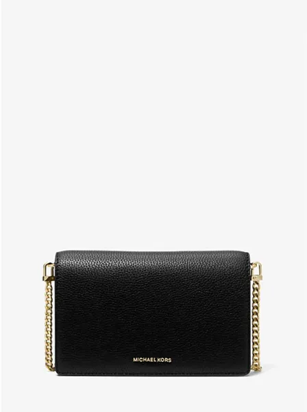 Michael Kors Jet Set Medium Pebbled Leather Crossbody Bag