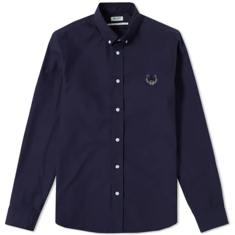 Button Down Tiger Twill Shirt