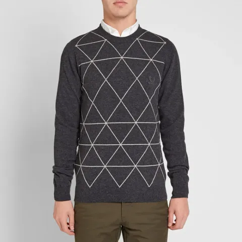 Intarsia Crew Knit