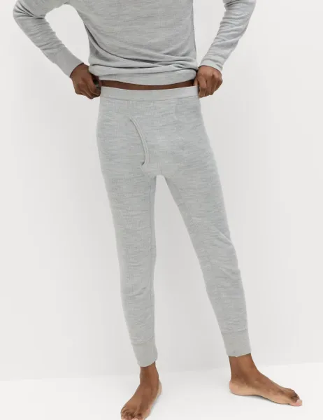 Marks & Spencer Heatgen Maximum Thermal Long Johns Grey Marl