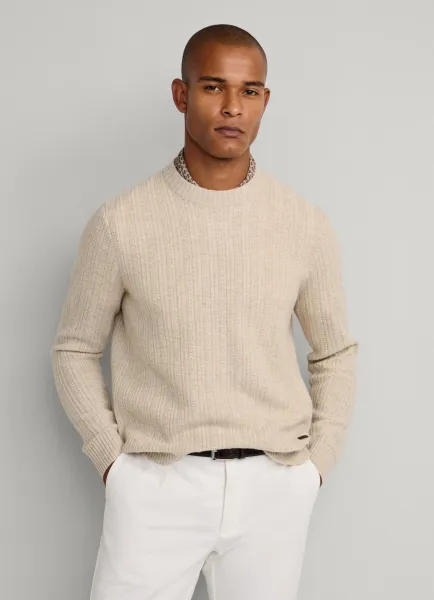 Merino Wool-Cashmere Crew-Neck Jumper