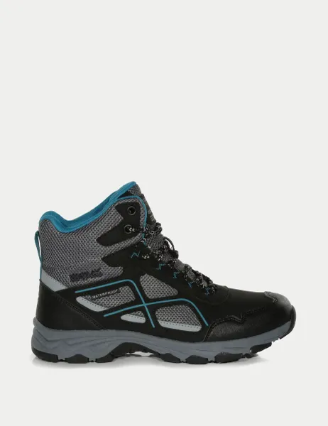 Regatta Vendeavour Waterproof Walking Boots Black Mix