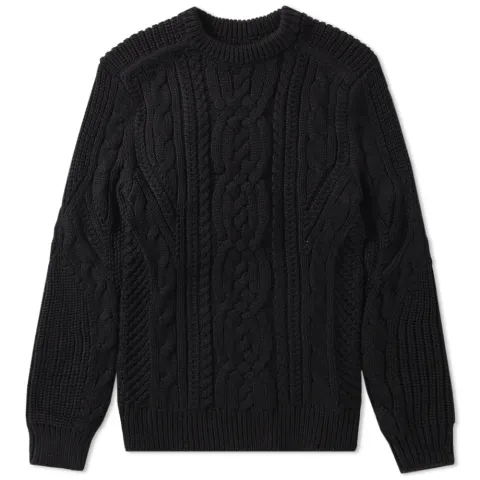 Chunky Cable Crew Knit
