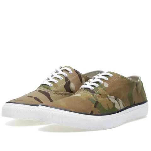 SOPHNET. Cotton Canvas Deck Sneaker