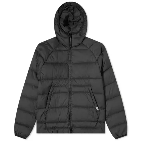 Nylon Hooded Liner Down Jacket