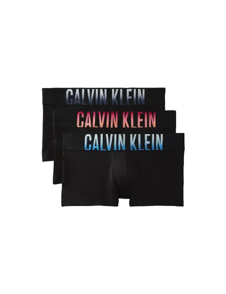 Calvin Klein 3 Pack Intense Power Cotton Trunks Black Mix