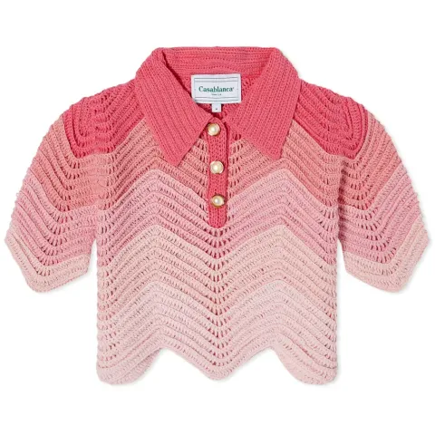 Crochet Polo Shirt