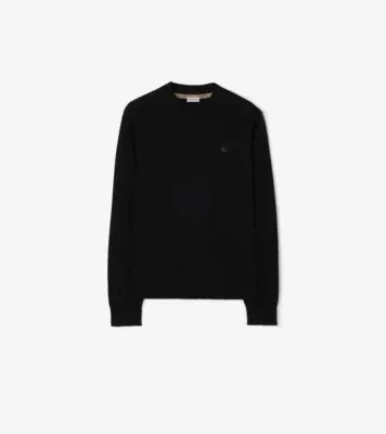 Cashmere Blend Sweater in Black