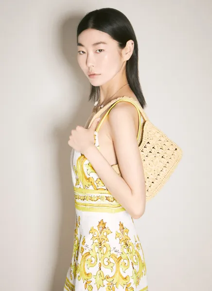 3.5 Raffia Shoulder Bag
