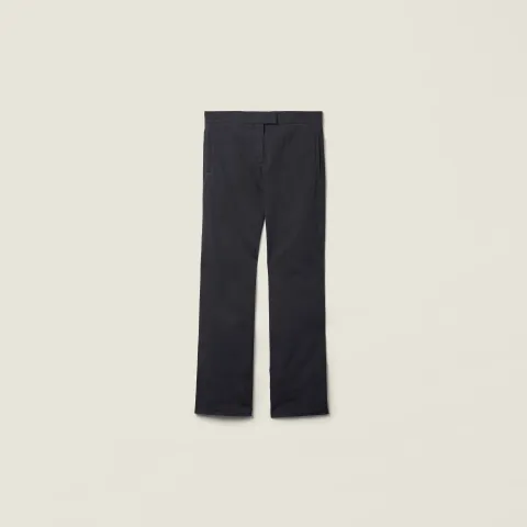 Stretch poplin pants