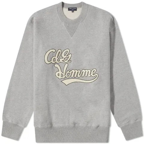 Applique Logo Crew Sweat