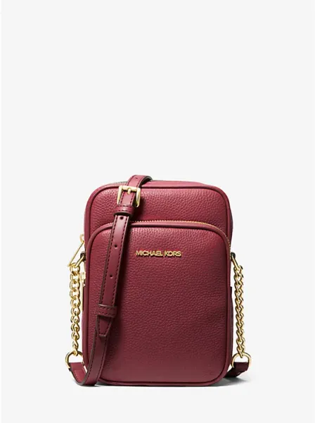Jet Set Travel Medium Pebbled Leather Crossbody Bag