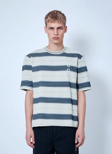 Fred Perry x Craig Green Striped Overprint T-Shirt