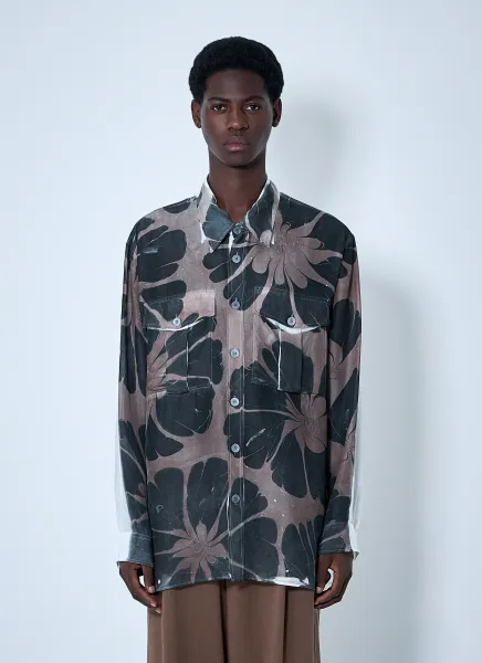 Floral Silk Shirt