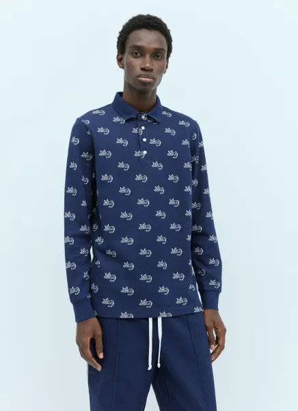 Logo Jacquard Polo Shirt