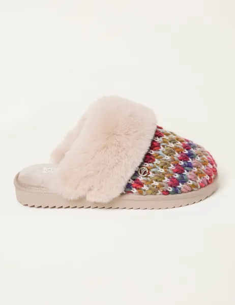 FatFace Mule Slippers Multi