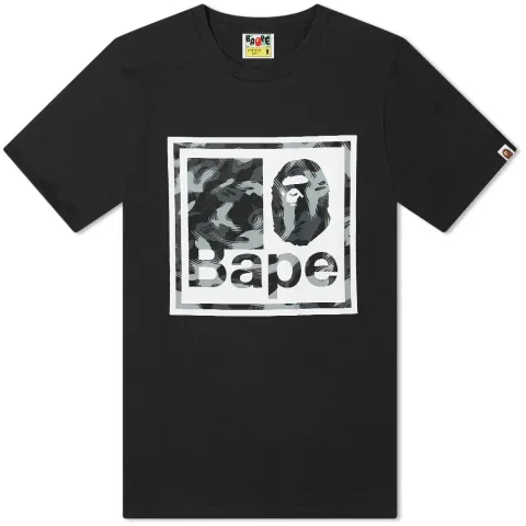 Stroke Camo Bape Quadrangle T-Shirt
