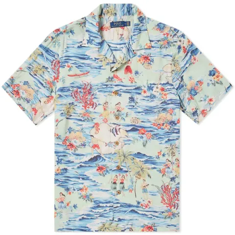 Aloha Print Vacation Shirt