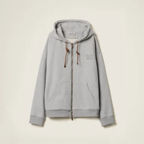 Cotton fleece sweatshirt