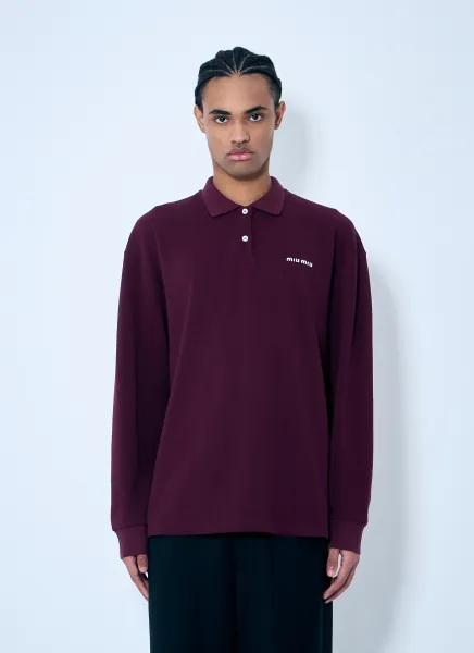 Logo Embroidery Polo Shirt
