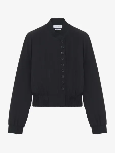 Silk Bomber Jacket