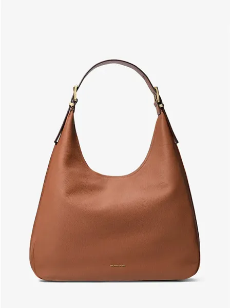 Nolita Large Pebbled Leather Hobo Shoulder Bag