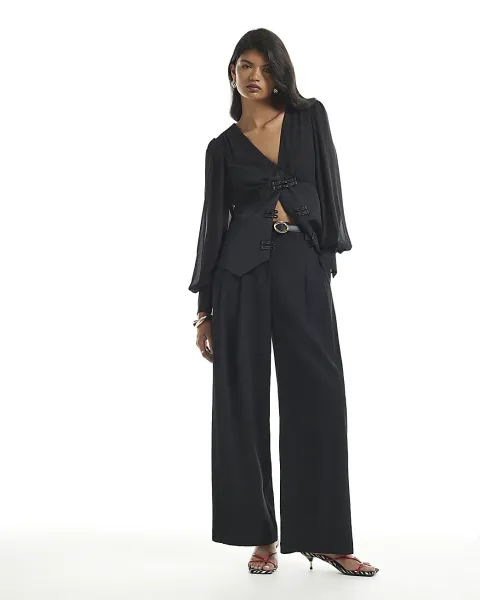 River Island Tailored Wide Leg Trousers