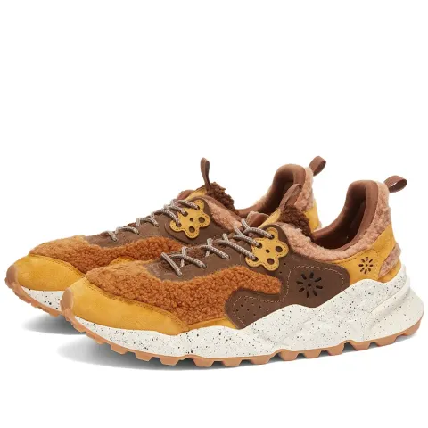 x Flower Mountain Shearling Suede Trainer
