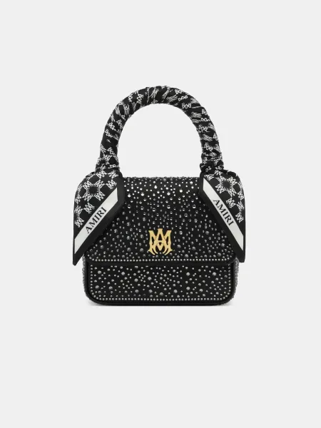 WOMEN - WOMEN'S CRYSTAL MICRO MA BAG - Black