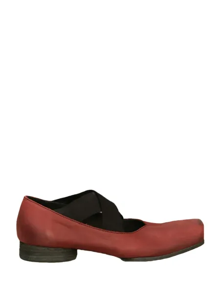 Red Leather Ballet Shoes
