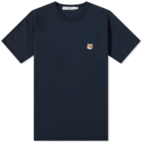 Maison KitsunÃ Fox Head Patch T-Shirt