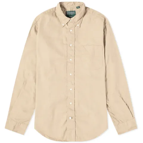 Button Down Overdyed Oxford Shirt