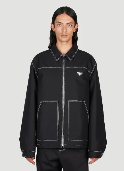 Re-Nylon Topstitched Jacket