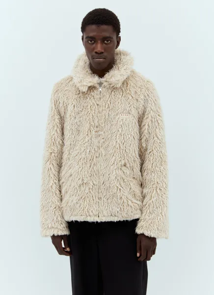 Fuzzy Knit Jacket