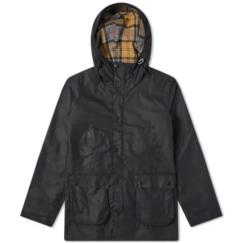 Sl Bedale Hooded Wax - White Label