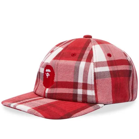 BAPE Check Gift Ape Head Cap