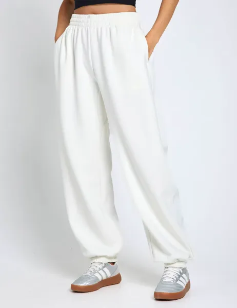 Adidas Soft Lux Joggers White