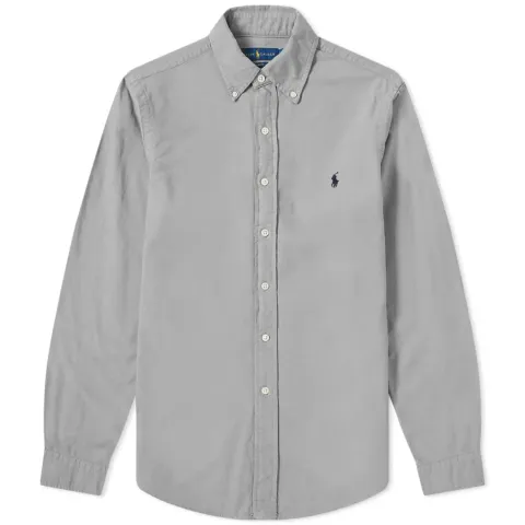 Slim Fit Garment Dyed Oxford Shirt