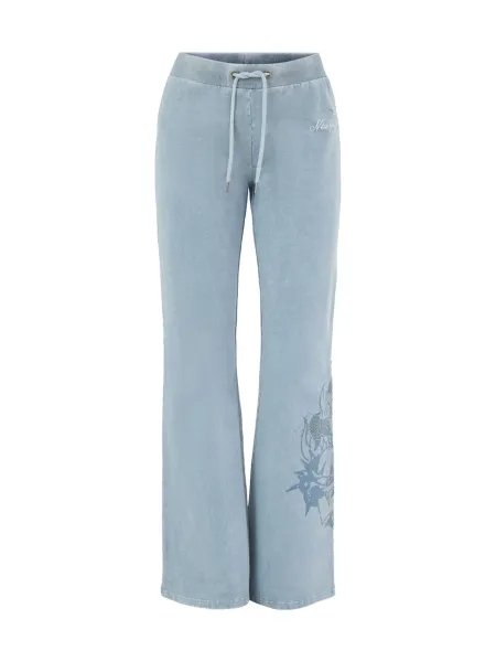 Cotton Cross & Thorns Flared Joggers