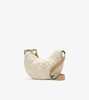Horseshoe Crossbody Bag in Soap beige - Women, Nylon